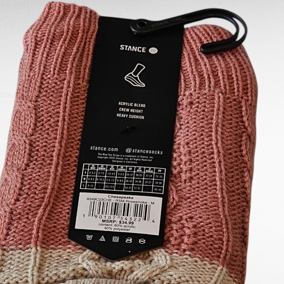 Stance Chesapeake Crew Socks Medium - Picture 10 of 11